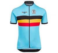 Bio-racer Maillot Belgium Icon Classic manche courte bleu enfant Taille 164