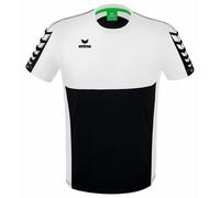 Erima Six Wings Short Sleeve T-shirt Blanc,Noir 152 cm Garçons,Filles