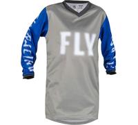 Maillot enfant FLY RACING F-16 - gris/bleu