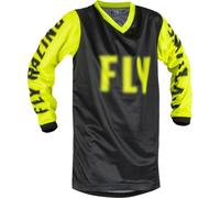 Maillot enfant FLY RACING F-16 - noir/jaune fluo