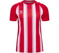 Hummel Match Striped Short Sleeve T-shirt Rouge 128 cm Enfants