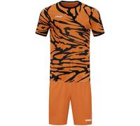 JAKO - Justaucorps Animal (Manches Courtes), Mixte Enfant, Orange Fluo/Noir, 152