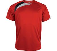 Maillot enfant manches courtes Proact Rouge 8/10 ans