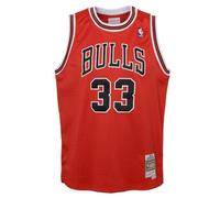 Maillot enfant - MITCHELL & NESS - Chicago Bulls - Pippen Scottie 1997 - Rouge/noir - 14/16 ans 8 ans