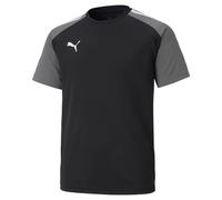 Puma T-shirt garçon Team Pacer – Noir/Gris/Blanc – Taille 164 EU