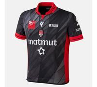 Maillot Enfant Rugby Lyon Lou Rugby Domicile, Noir