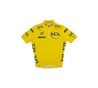 Santini Tour De France Gpm Leader Short Sleeve Jersey Jaune 13 Years Enfants