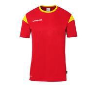 uhlsport Squad 27 Maillot de Football à Manches Courtes T-Shirt de Sport pour Enfants et Adultes - Unisexe - Maillot de Football Respirant