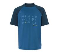 Vaude Solaro Iii Short Sleeve T-shirt Bleu 110-116 cm Garçon