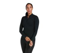 Maillot équitation 1/4 zip femme Ariat Ascent Noir S