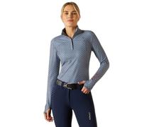 Maillot équitation 1/4 zip femme Ariat Lowell 3.0 Bleu M