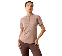 Maillot équitation 1/4 zip femme Ariat Soquel Marron M