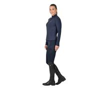 Maillot équitation Baselayer femme Dublin Brushed Fitted Bleu S