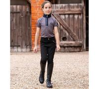 Maillot équitation fille technique Premier Equine Mini Amia Gris 7/8 ans