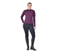 Maillot équitation manches longues brossé femme Dublin Violet M