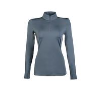 Maillot équitation manches longues femme HKM Basic Gris L