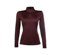 Maillot équitation manches longues femme HKM Basic Rouge S