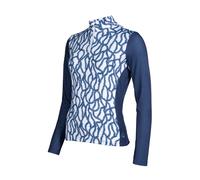 Maillot équitation manches longues femme HKM Chain Bleu M