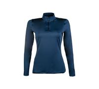 Maillot équitation manches longues femme HKM Summer Milano Bleu 2XS