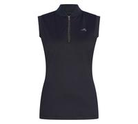 Maillot équitation sans manches demi-zip femme Euro-Star Ramona Bleu 2XL