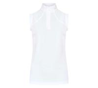 Maillot équitation sans manches fille HV Polo Luna Blanc 10 ans