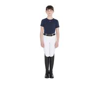 Maillot équitation technique équitation fille Equestro Bleu 14 ans