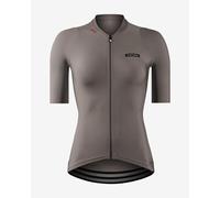 Maillot Etxeondo Alda Metalica manches courtes gris marron femme - XS