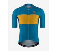 Maillot Etxeondo Biko manche courte bleu clair jaune - M