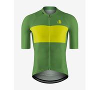 Maillot Etxeondo Biko manche courte vert olive jaune - M