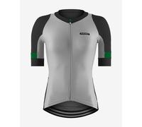 Maillot Etxeondo Mendia manches courtes gris vert femme - S