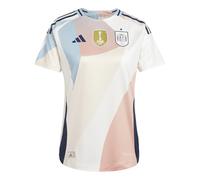 Maillot Extérieur Authentique femme Espagne Women's Euro 2025 Beige L Female