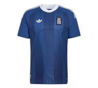 Adidas Greece 26/27 Authentic Away Short Sleeve T-shirt Bleu L Homme
