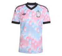 Adidas Performance Maillot Belgium 26 Away Bleu/Rose/Noir Taille L
