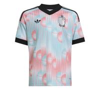 Adidas T-shirt fonctionnel Belgium 26 Away Enfant bleu/rose ancienne/noir/blanc Taille 140
