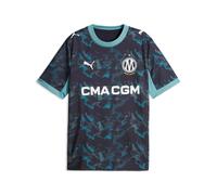 Puma Olympique Marseille 26/27 Replica Away Junior Short Sleeve T-shirt Bleu 11-12 Years Enfants