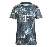 Adidas Fc Bayern Munich 24/25 Woman Short Sleeve T-shirt Gris L Femme