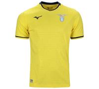 Mizuno Lazio 24/25 Away Short Sleeve T-shirt Jaune S Homme
