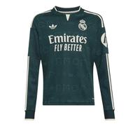 Adidas Real Madrid 26/27 Jersey Away Junior Long Sleeve T-shirt Gris 15-16 Years Enfants