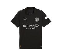 Maillot Extérieur Manchester City 2025/26 Noir 2XL Male