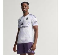 Maillot Extérieur Authentique Manchester United 2025/26 Blanc S
