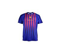 Maillot Fan FC.Barcelona 2018-2019 - Produit Officielle Autorisé - Adulte Taille XXL - Mesure Poitrine 63 -Longueur Totale 77 -Manche L 23 cm.