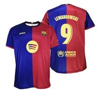 Maillot FC Barcelone pour Adulte 1ère équipe 24-25, Réplique Officielle Lewandowski