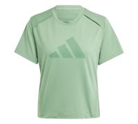 Adidas Power Bl Short Sleeve T-shirt Vert S Femme