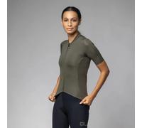 Maillot Alé PRAGMA Color Block manches courtes vert noir femme - L