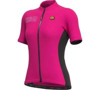 Ale Solid Color Block Short Sleeve Jersey Rose M Femme