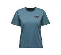 Black Diamond – T-shirt femme Mountainscape – manches courtes – ruisseau bleu – Taille S