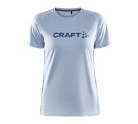Craft Sportswear T-shirt Core Essence Logo à manches courtes Femme Bleu M