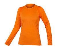 Endura – T-shirt manches longues Singletrack – Orange Harvest – Femme L