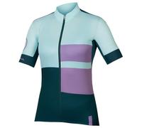 Endura Fs260 Print Short Sleeve Jersey Violet L Femme Violet