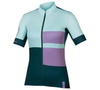 Endura Fs260 Print Short Sleeve Jersey Violet M Femme Violet